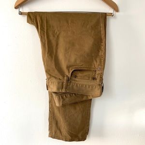 Men’s khaki pants.